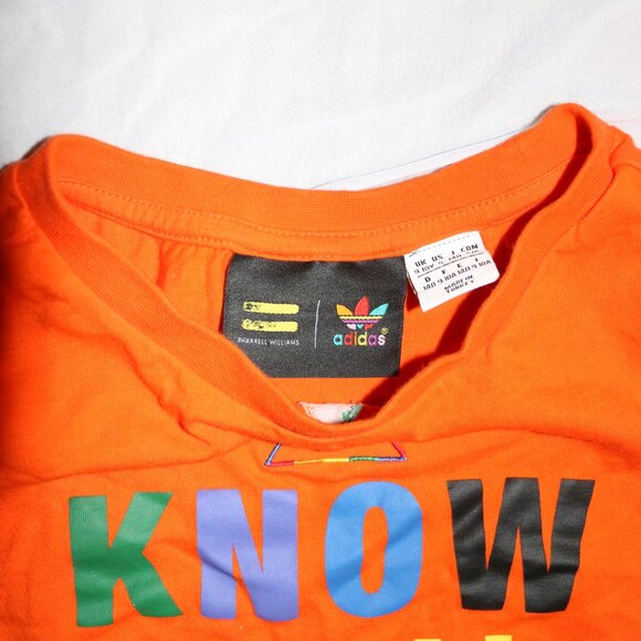 Adidas Pharrell Williams Tshirt human race Know - Picture 2 of 2